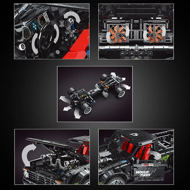 Twin-Turbo F150 Drift Pickup | 3433pcs