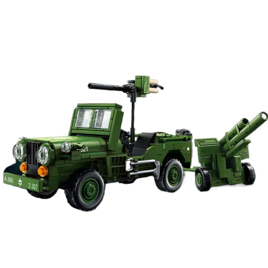 WWII American Willys Jeep | 457pcs