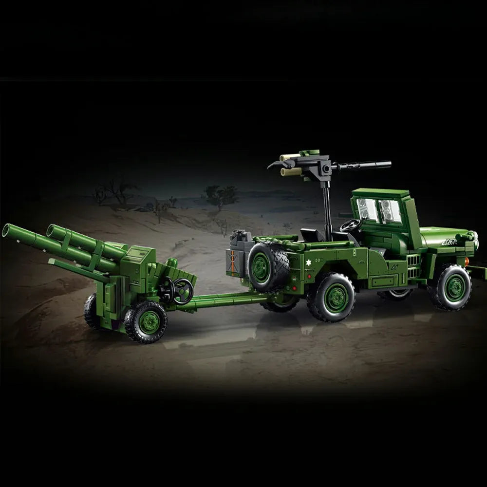 WWII American Willys Jeep | 457pcs