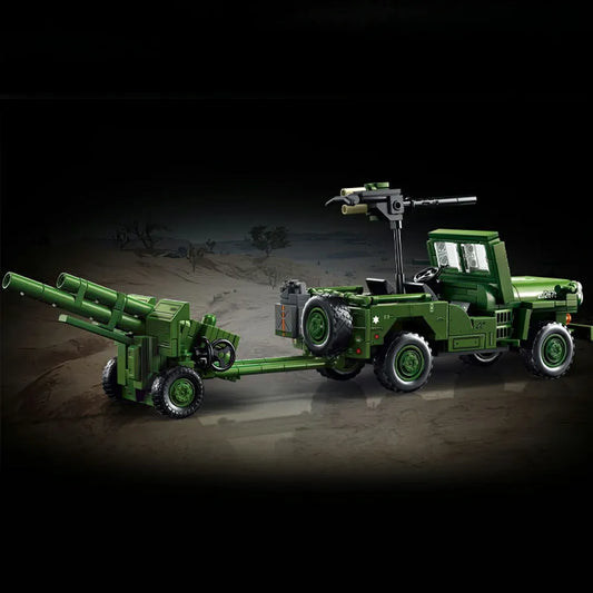 WWII American Willys Jeep | 457pcs