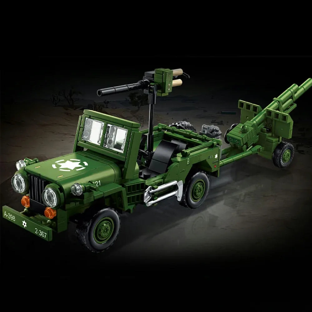 WWII American Willys Jeep | 457pcs