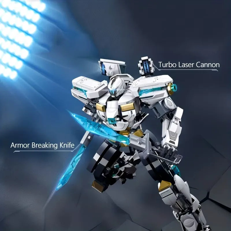 White Guardian Transforming Mecha Robot Warrior