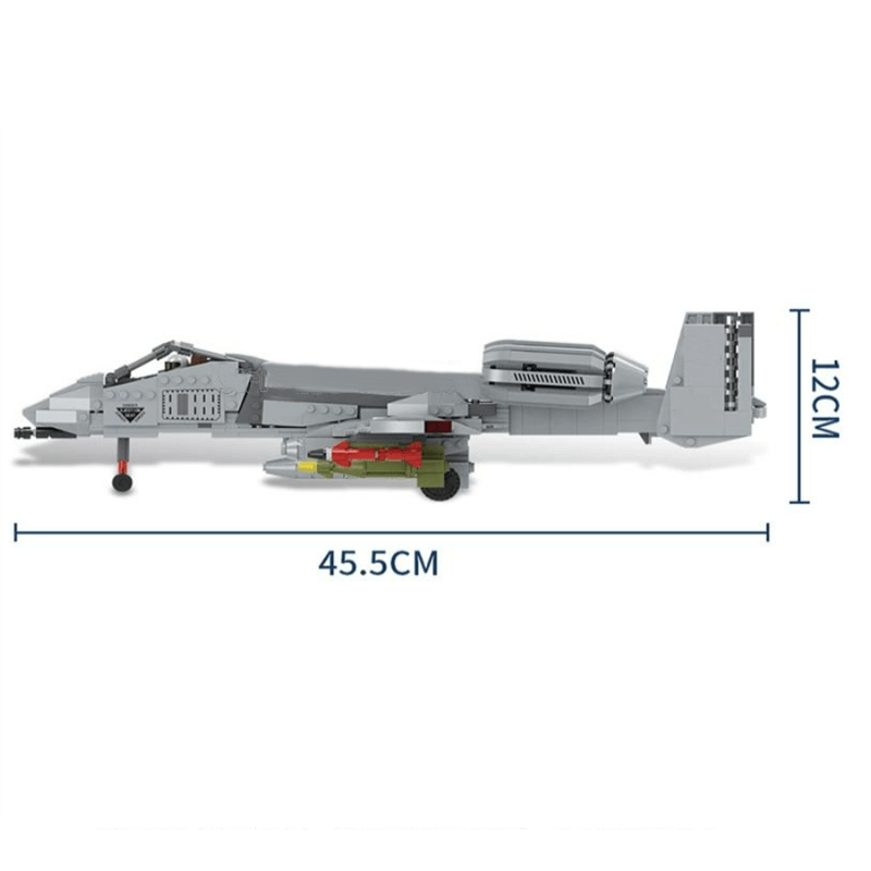 A-10 Ground Attack Aircraft | 1049pcs