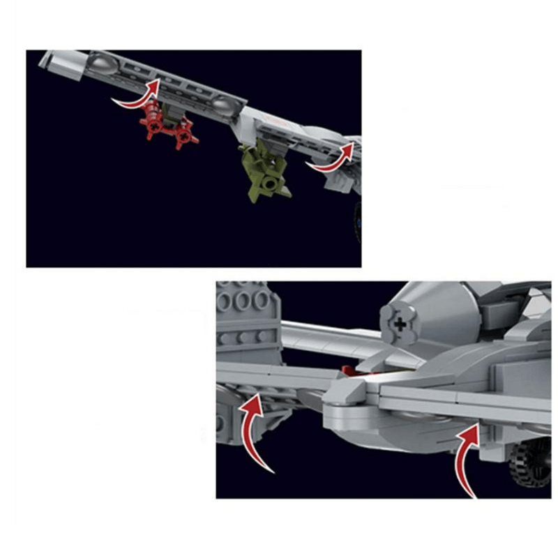 A-10 Ground Attack Aircraft | 1049pcs