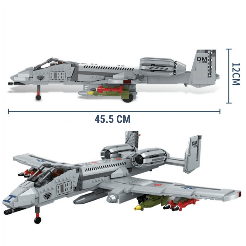 A-10 Ground Attack Aircraft | 1049pcs