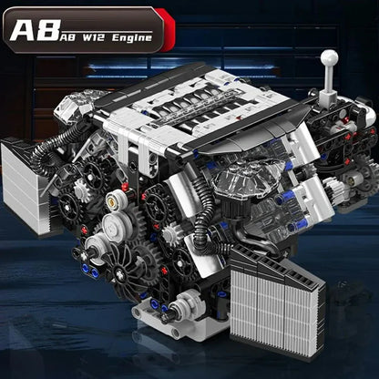 A8 W12 Motorized Engine | 871pcs