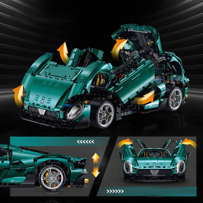 Retro V6 33 Stradale Supercar | 4208pcs