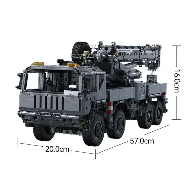 Armored Military Crane Truck | 2685pcs