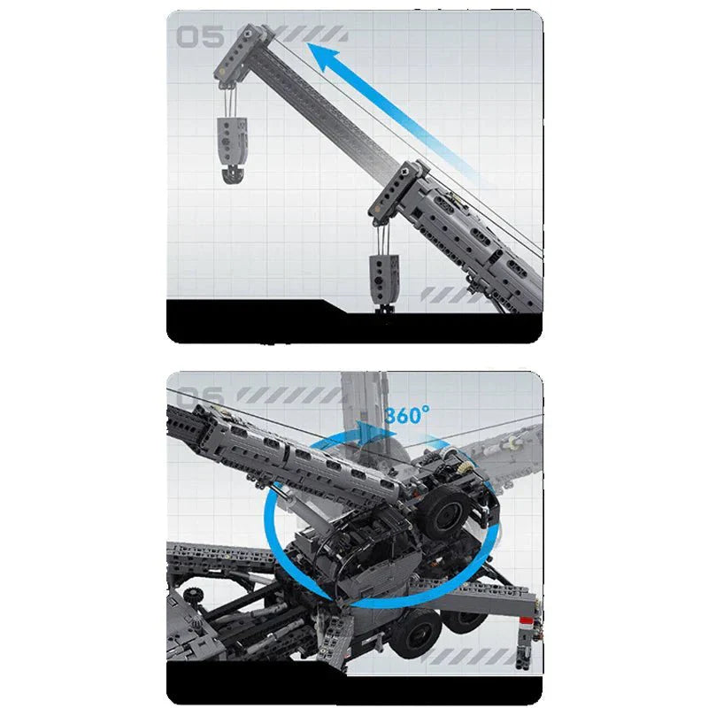 Armored Military Crane Truck | 2685pcs