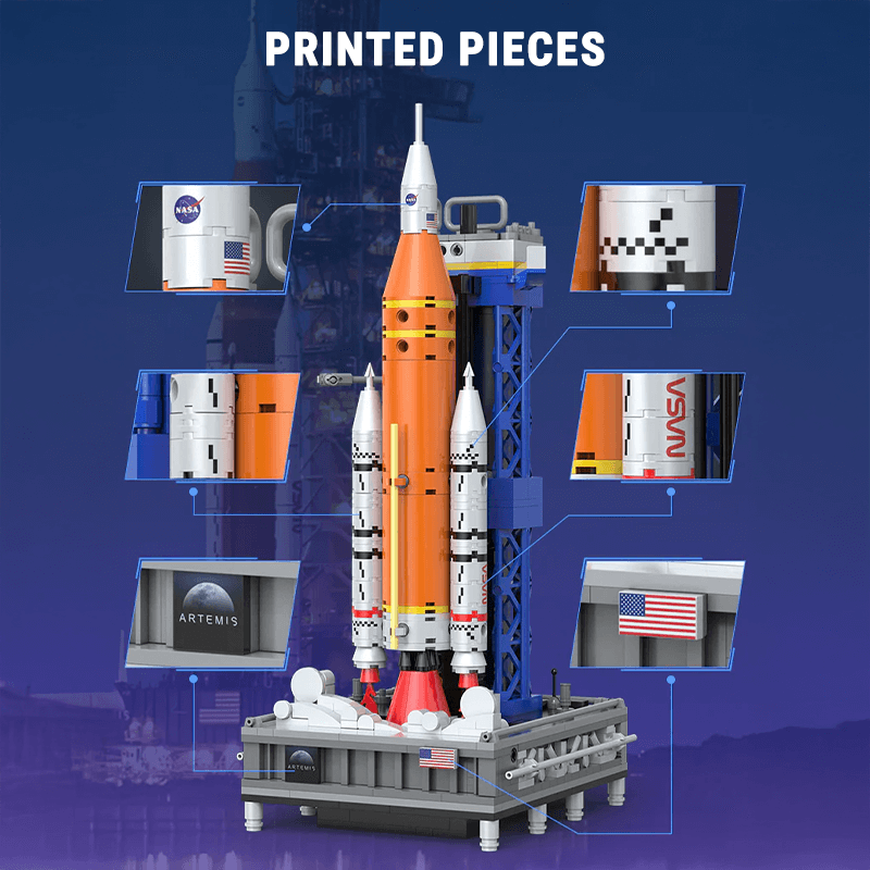 SLS Artemis Space Rocket | 658pcs
