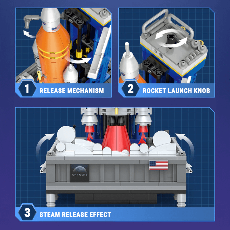 SLS Artemis Space Rocket | 658pcs