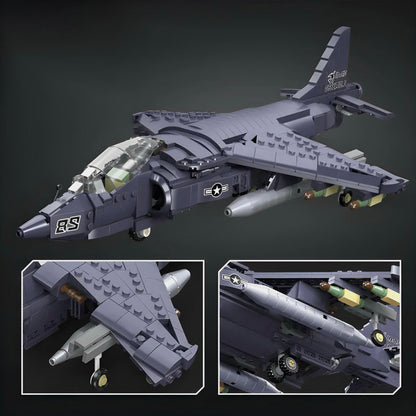Av-8 Sea Harrier Aircraft | 805pcs