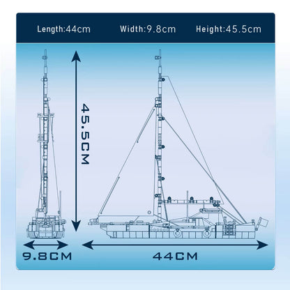 Bluewater Ocean Sailboat | 766pcs