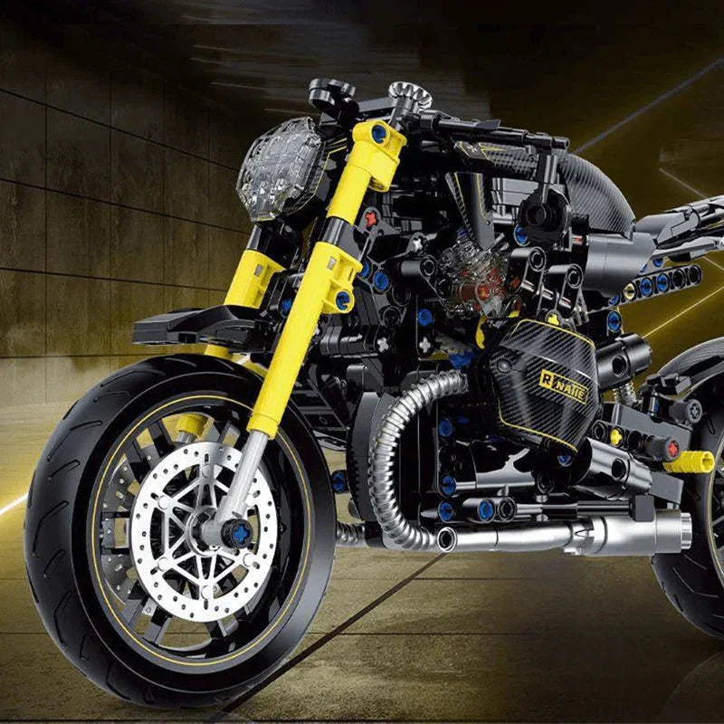 Retro Cafe Racer Concept | 617pcs