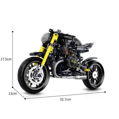 Retro Cafe Racer Concept | 617pcs