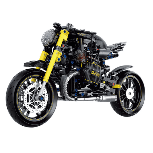 Retro Cafe Racer Concept | 617pcs
