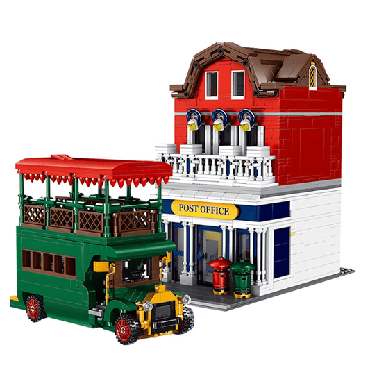 British Post Office with Bus | 2178pcs