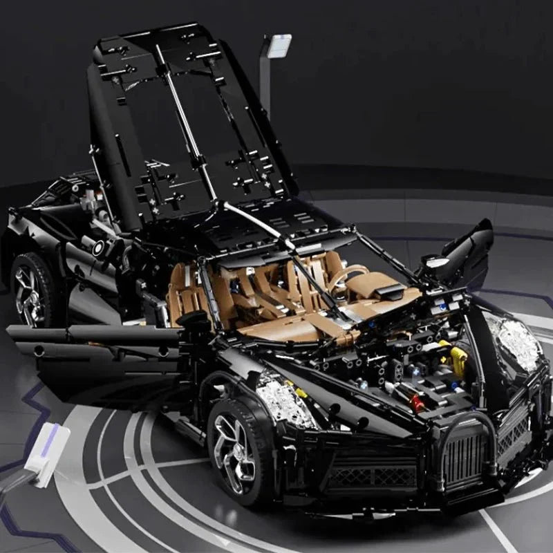 W16 Voiture Noire | 4687pcs
