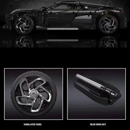W16 Voiture Noire | 4687pcs
