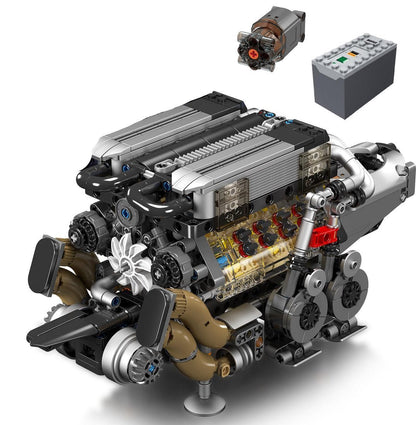 Hypercar W16 Engine | 952pcs