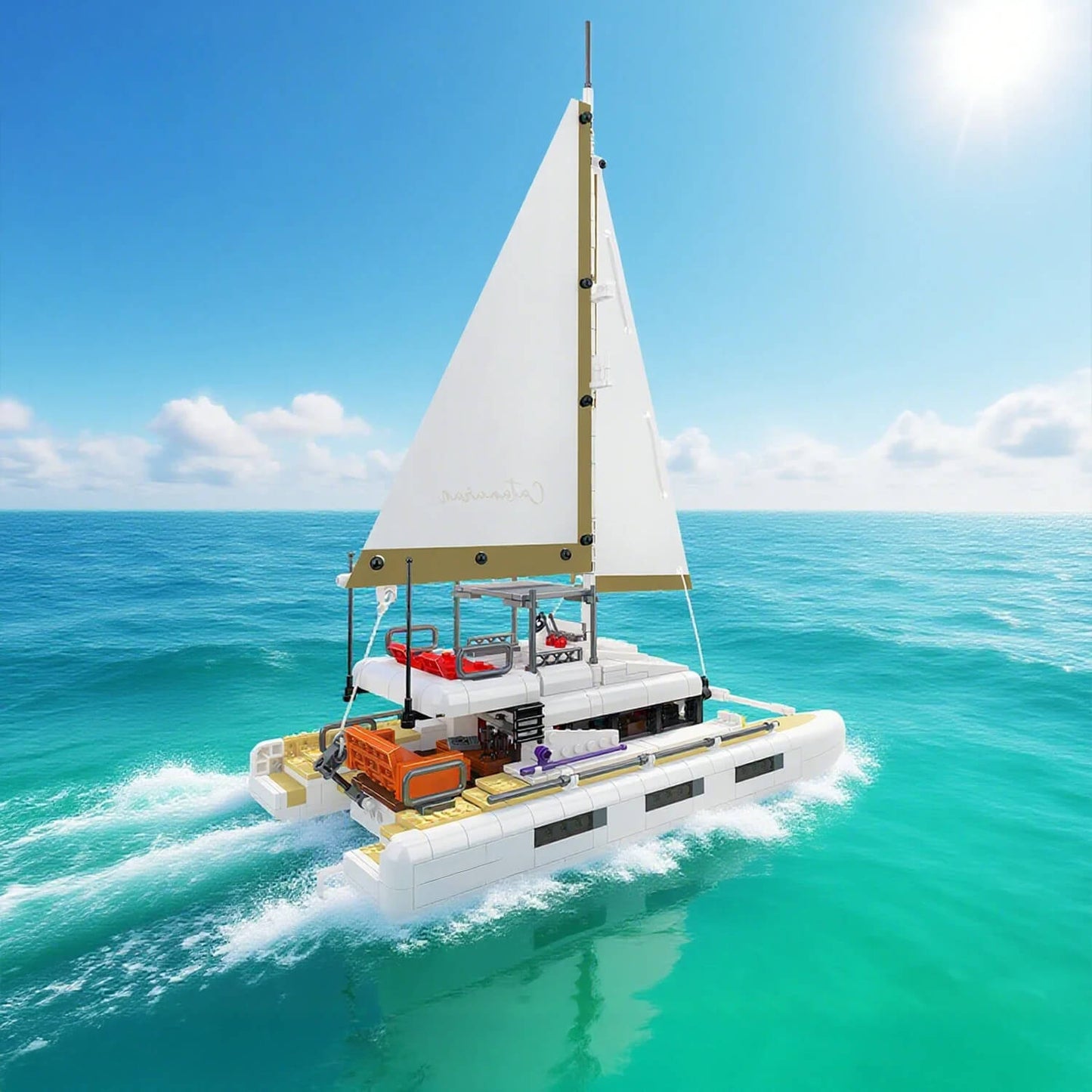 Luxury Catamaran Yacht | 889pcs
