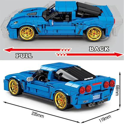 American V8 Sports Coupe | 668pcs