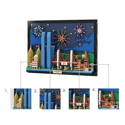 Chongqing Skyline | 1098pcs