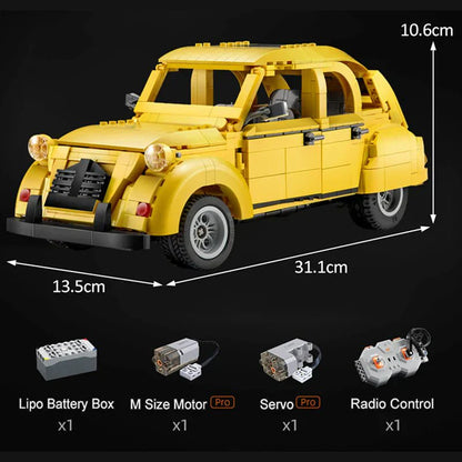 Vintage Citroen 2CV | 1238pcs