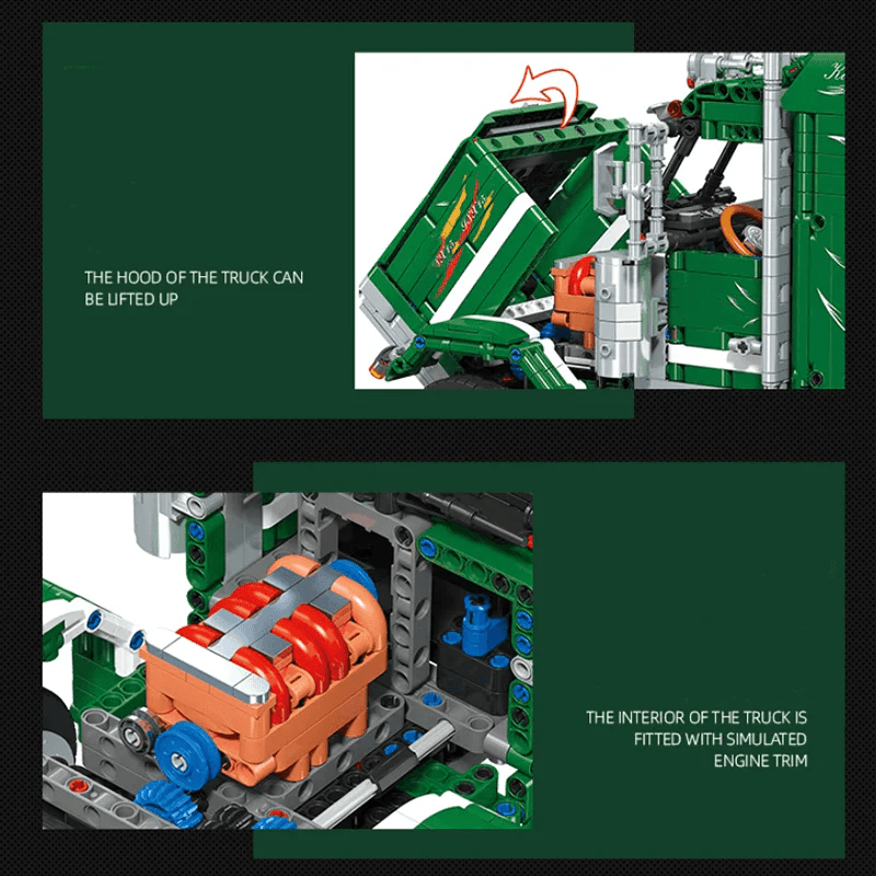 Classic 379 American Truck | 2104pcs