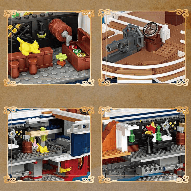 Classic Sailing Boat | 1686pcs