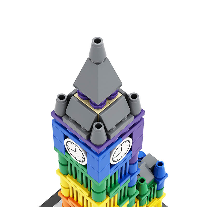 Colorful Big Ben II | 414pcs