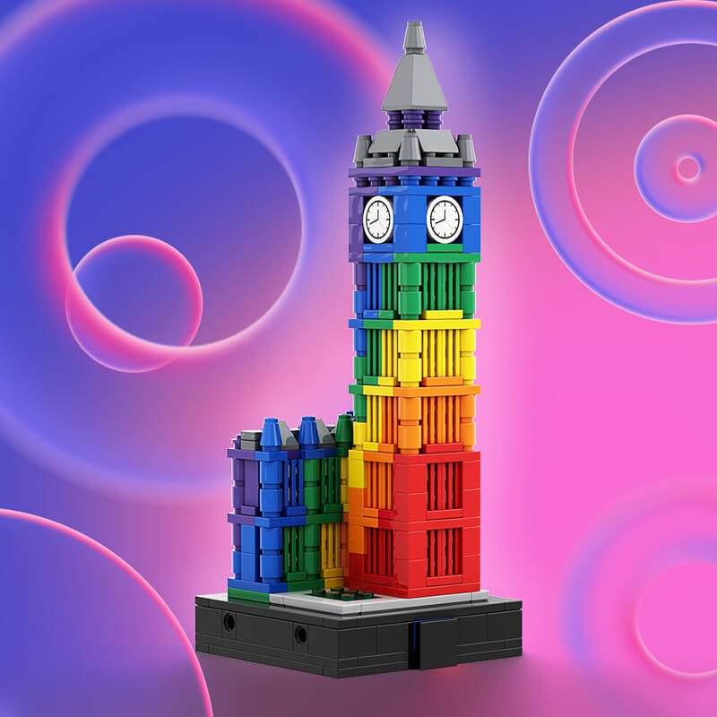Colorful Big Ben II | 414pcs