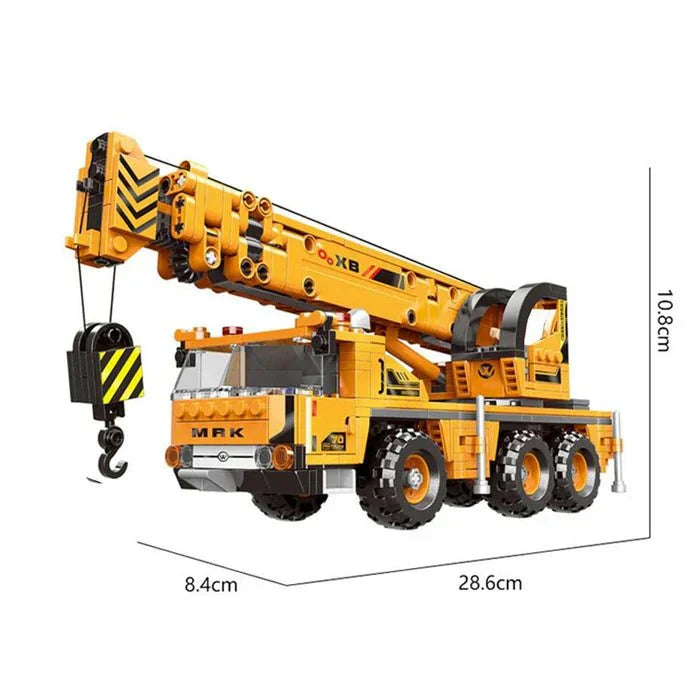 Mobile Crane Truck Model | 657pcs
