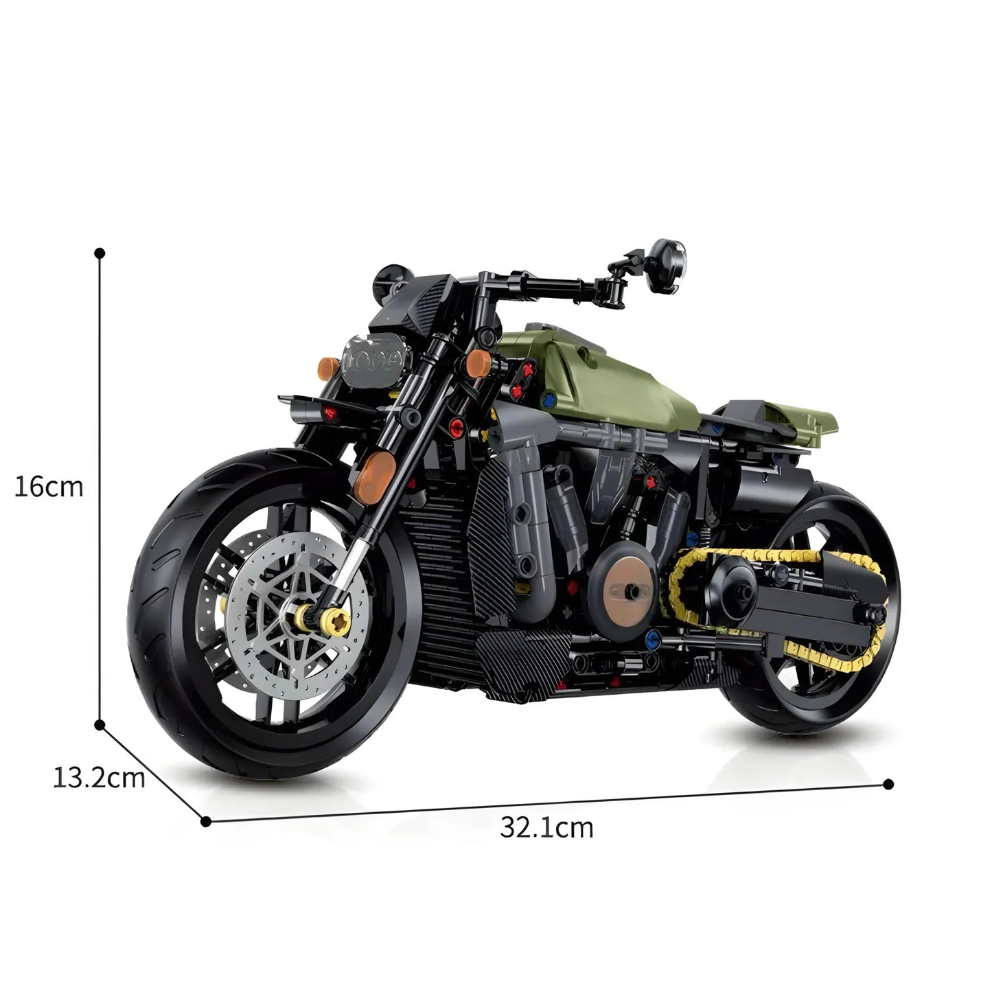 Custom V-Twin Chopper | 634pcs