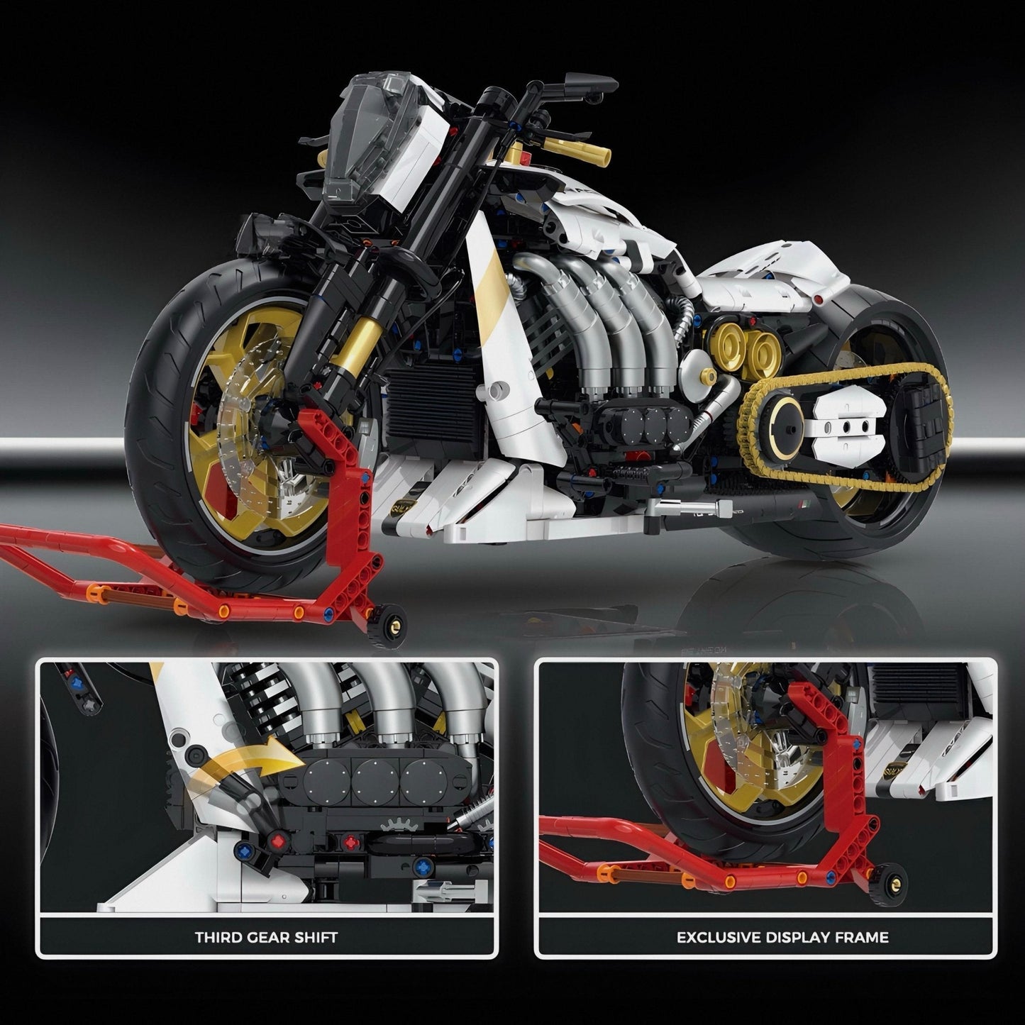 Cyberpunk Custom Chopper | 2004pcs