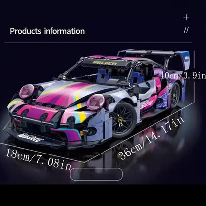 Cyberpunk 911 GT Race Coupe | 1611pcs