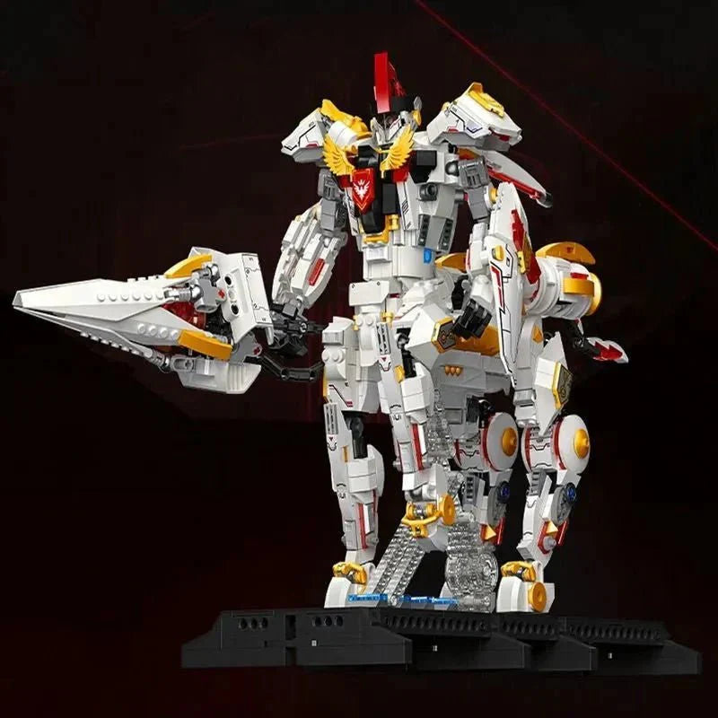Deformation Silver Wing Cavalary Robot | 1389pcs