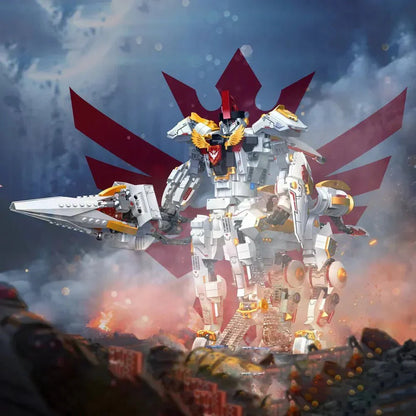 Deformation Silver Wing Cavalary Robot | 1389pcs