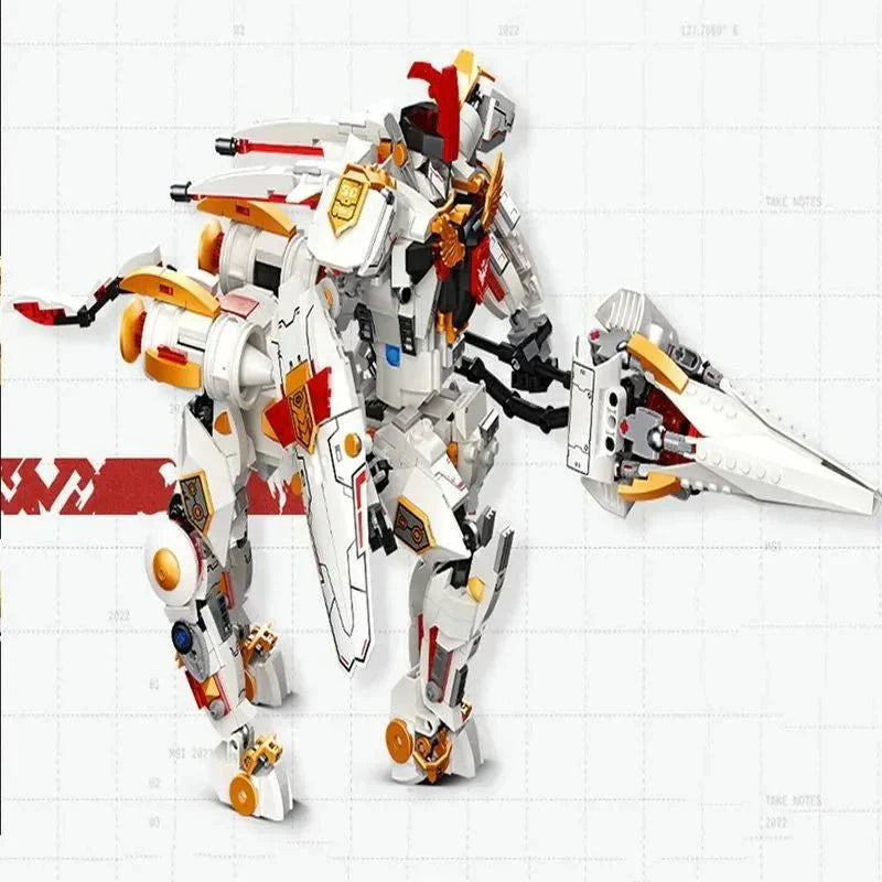 Deformation Silver Wing Cavalary Robot | 1389pcs