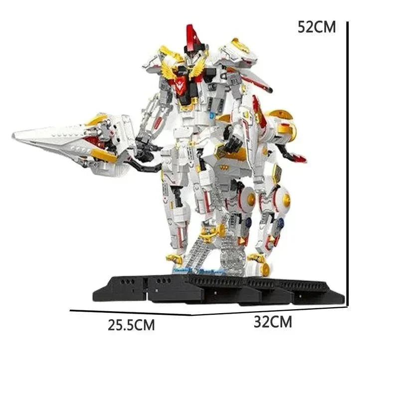 Deformation Silver Wing Cavalary Robot | 1389pcs