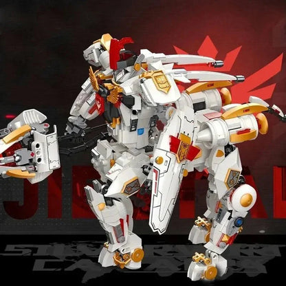 Deformation Silver Wing Cavalary Robot | 1389pcs