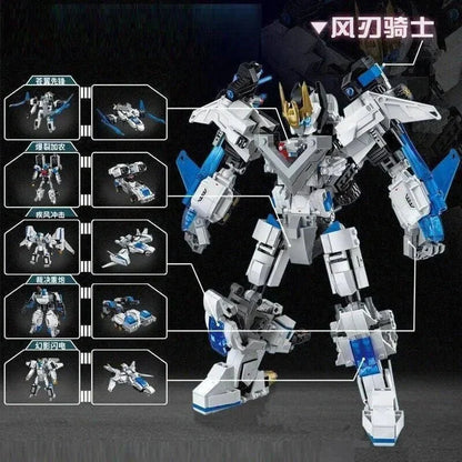 Deformation Wind Blade Mech Robot | 901pcs