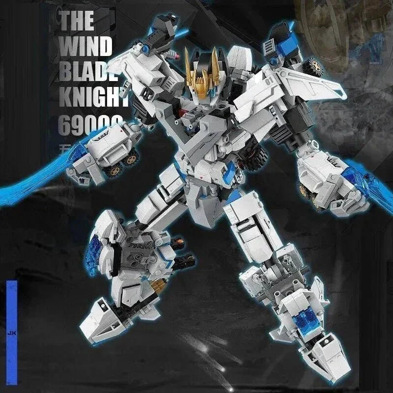 Deformation Wind Blade Mech Robot | 901pcs