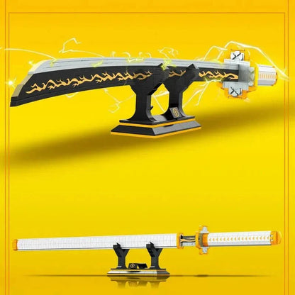 Demon Slayer Zenitsu Katana Sword Bricks Toy | 956pcs