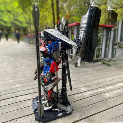 DJ Rambo Man Mecha Transformer Robot | 8862pcs