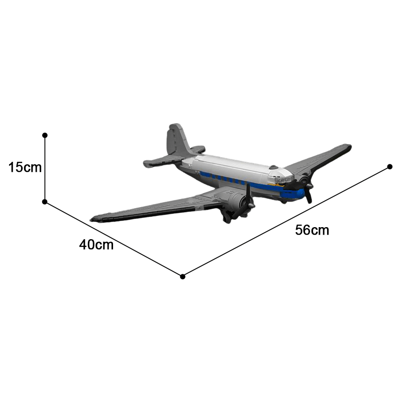 Douglas DC-3 | 893pcs
