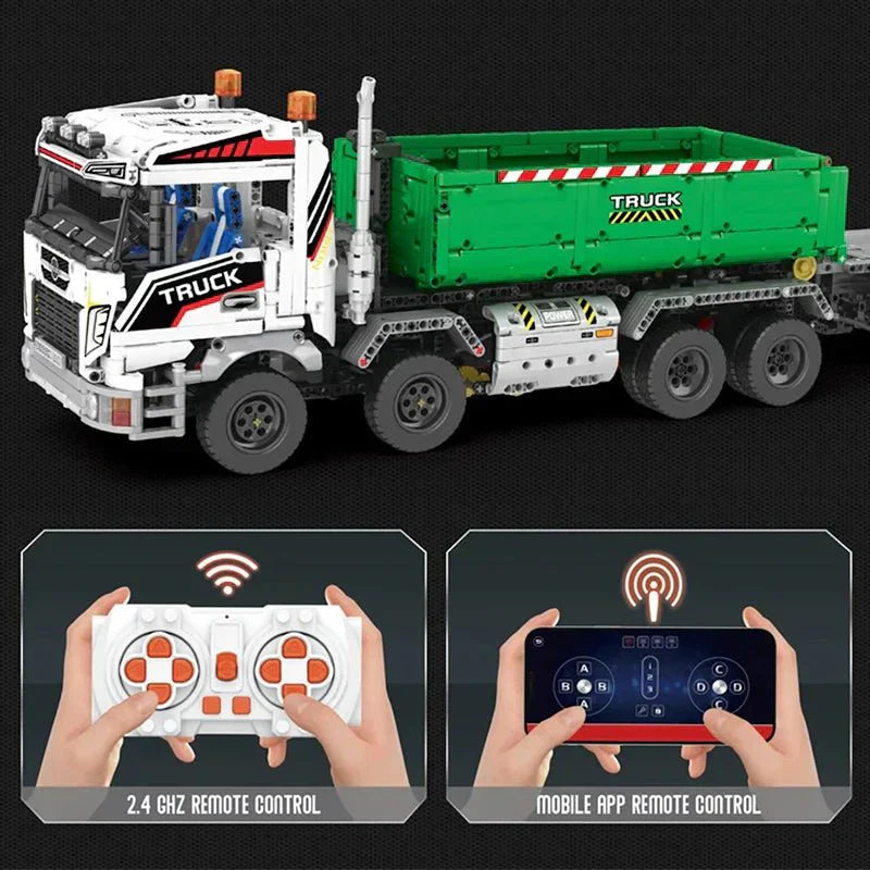 Dump Truck with Trailer | 2950pcs