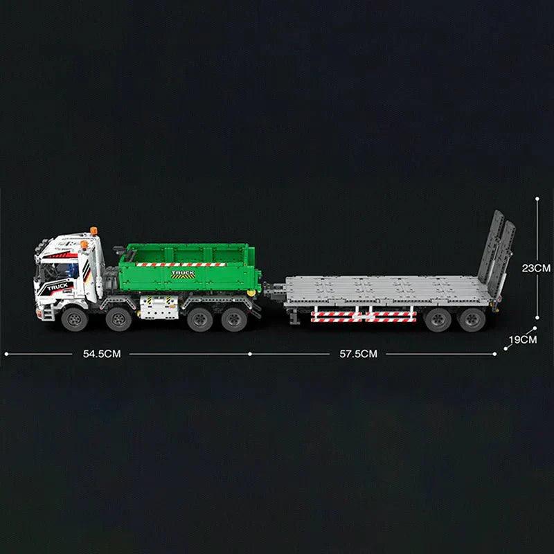 Dump Truck with Trailer | 2950pcs