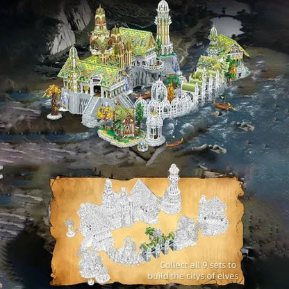 Elven Mountain Sanctuary | 37897pcs