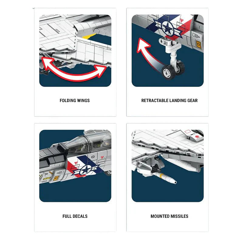 F14 Tomcat | 1599pcs